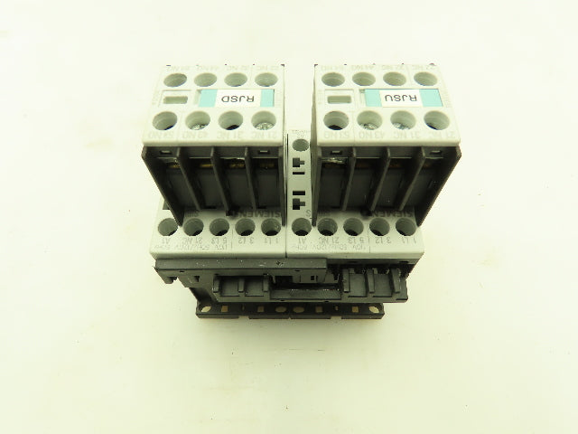 Siemens 3RA1315-8XB30-1AK6 Reversing Motor Starter Contactor 3P 20A 600V 120V