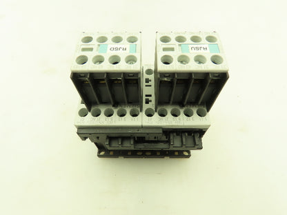 Siemens 3RA1315-8XB30-1AK6 Reversing Motor Starter Contactor 3P 20A 600V 120V