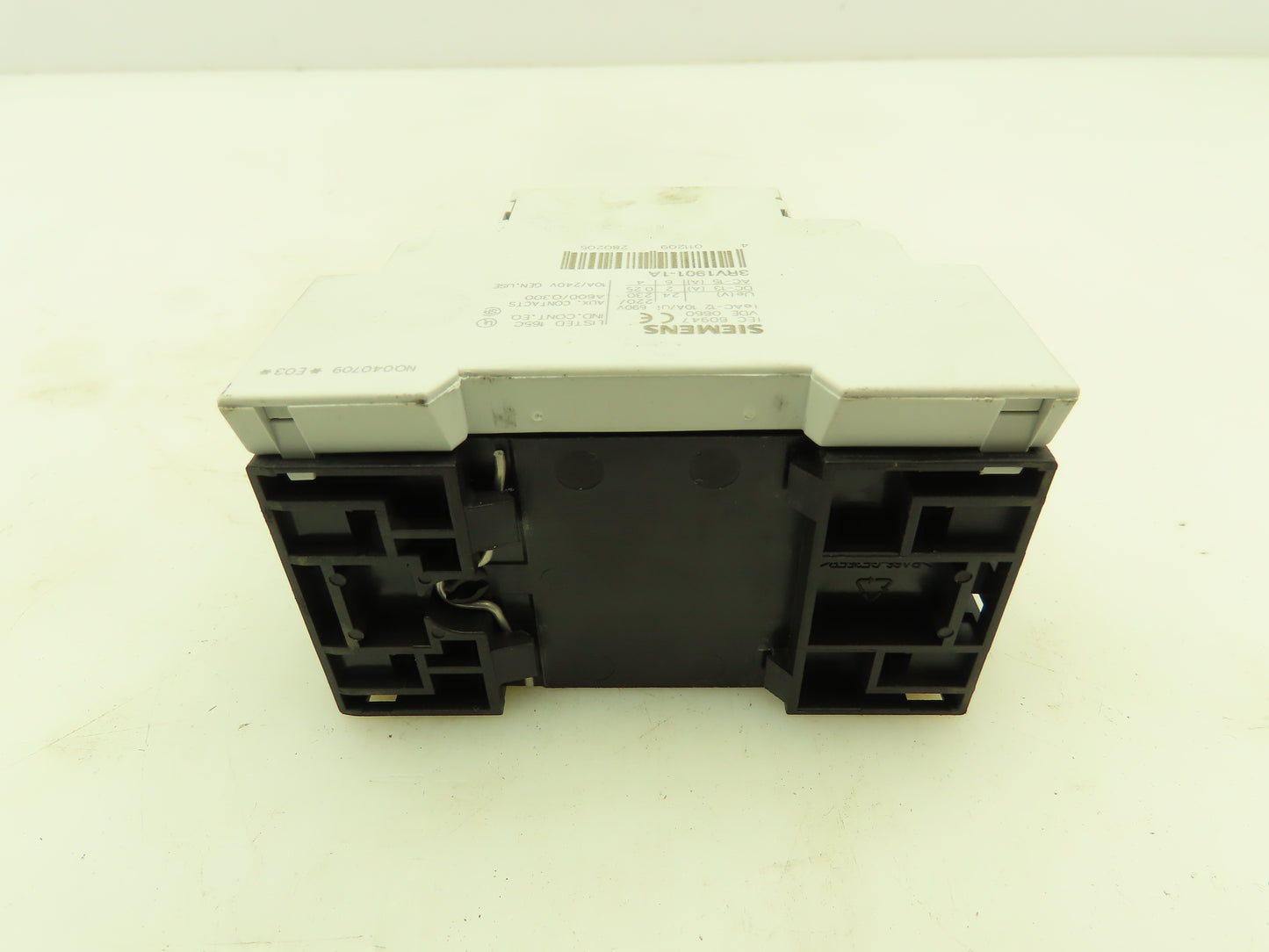 Siemens 3RV10111BA10 Manual Starter Auxiliary 3P 600V 1.4-2 Amp Lot of 7