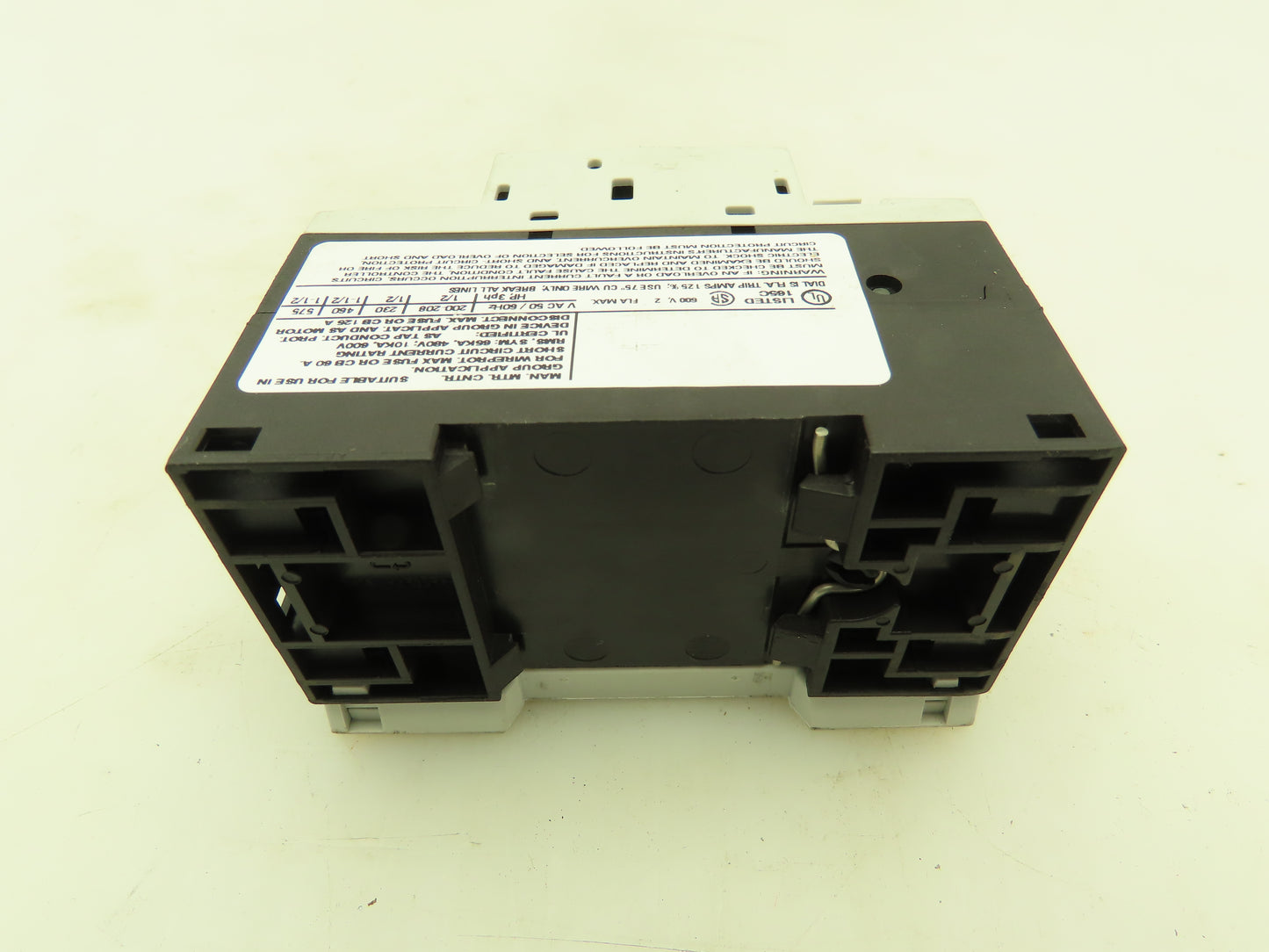 Siemens 3RV10111BA10 Manual Starter Auxiliary 3P 600V 1.4-2 Amp Lot of 7