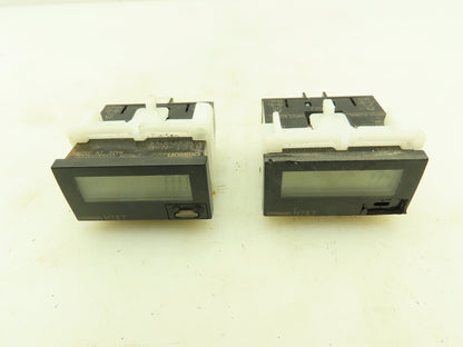 Omron H7ET-N-B H7ETNB Timer Counter H7ET Lot of 2