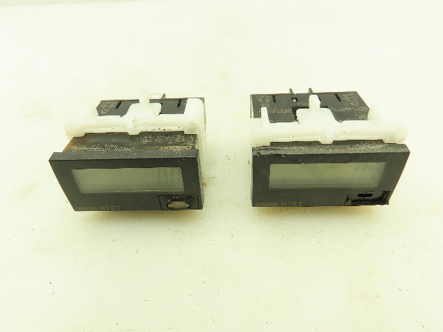 Omron H7ET-N-B H7ETNB Timer Counter H7ET Lot of 2