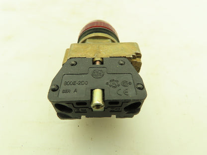 Allen Bradley 800EP-PL4 Optically Enhanced Red Pilot Light 28V Lot of 4