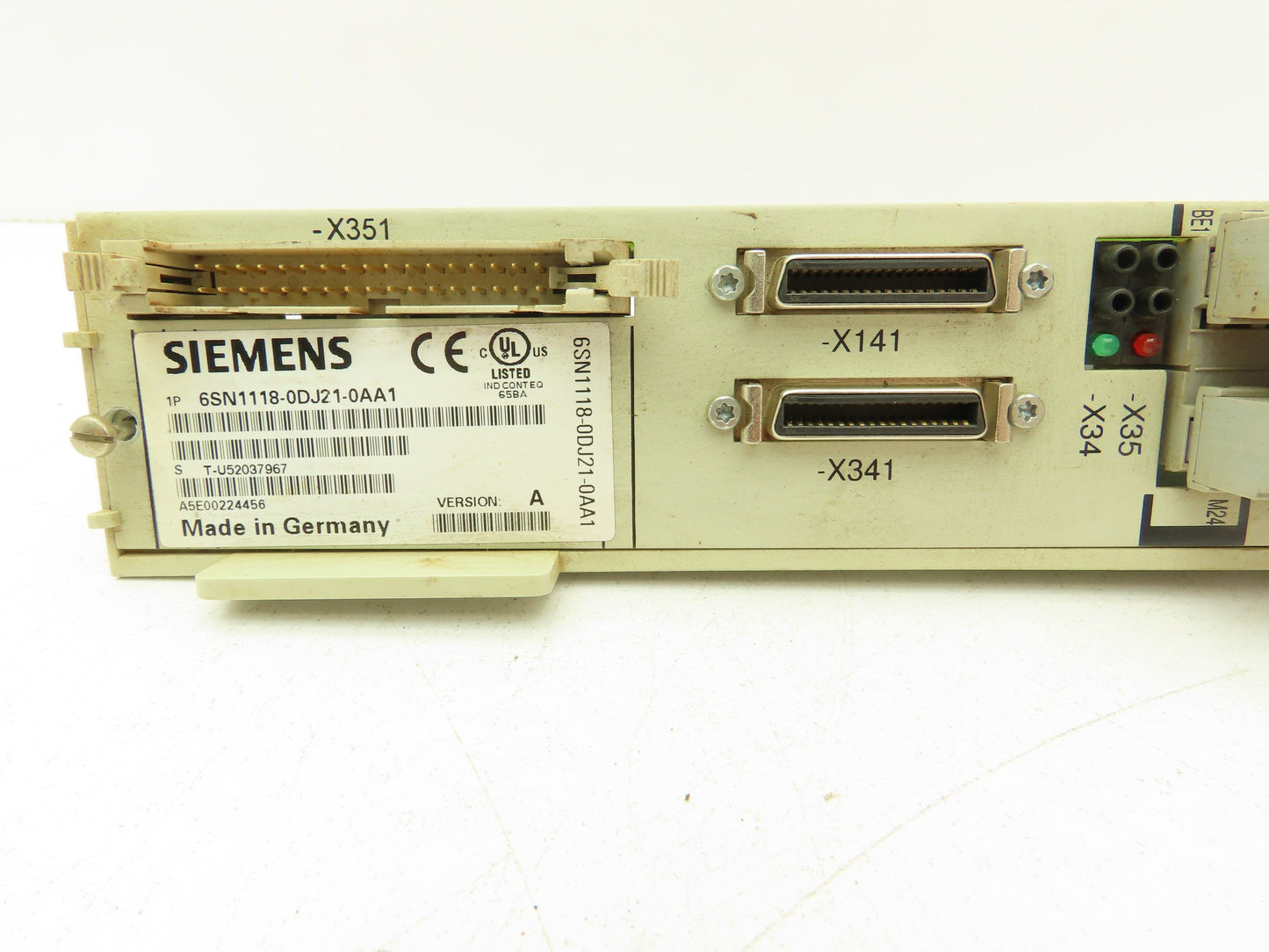 Siemens 6SN1118-0DJ21-0AA1 Simodrive Drive Board Module Card Version A