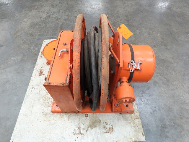 Gleason SM100-47-85-6535 Retractable Power Cable Reel 600V 75A 8AWG 4C 60' Cord