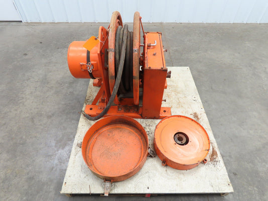 Gleason SM100-47-85-6535 Retractable Power Cable Reel 600V 75A 8AWG 4C 60' Cord