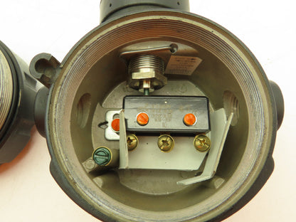Ashcroft B724V Pressure Switch 15A 125/250/480VAC 60/500 PSI Hazardous Location