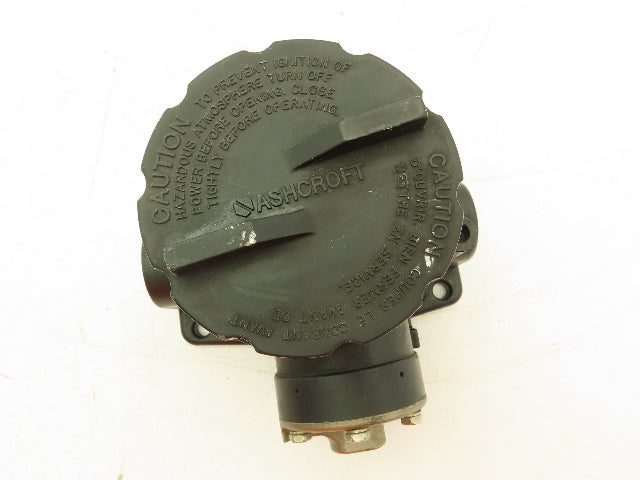 Ashcroft B724V Pressure Switch 15A 125/250/480VAC 60/500 PSI Hazardous Location