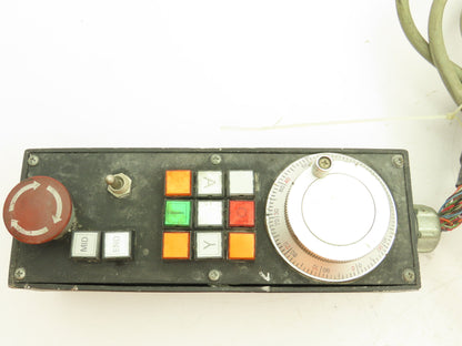 Sumtak LGF-045-100 OptCoder Handwheel Handheld CNC PLC Control Box E-Stop Button