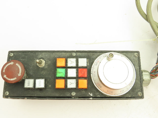 Sumtak LGF-045-100 OptCoder Handwheel Handheld CNC PLC Control Box E-Stop Button