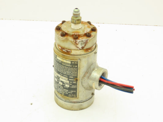DuoTect H2S3 Adjustable Pressure Switch 5A 1000-1500 PSI Explosion Proof Haz Loc