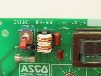 Asco 104-686 Sequential Controller Circuit Board