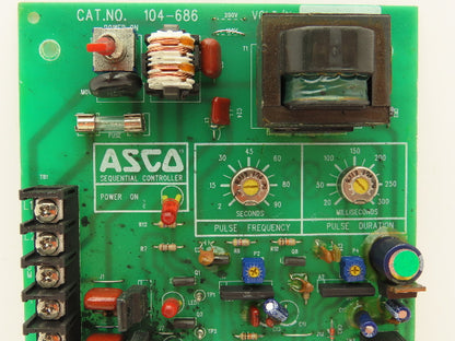 Asco 104-686 Sequential Controller Circuit Board