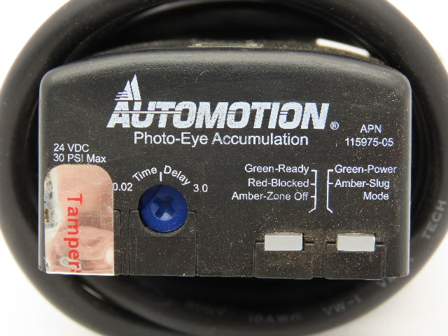 Automotion 115975-05 Accumulation Conveyor Photo-Eye Sensor Air Valve 24VDC