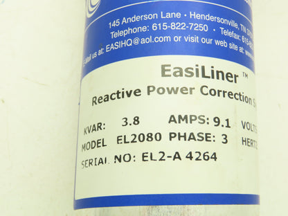 Electronicon EASI EasiLiner EL2080 MKP Capacitor Coupling Reactor 3.8 KVAR 230V