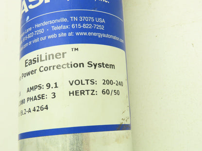 Electronicon EASI EasiLiner EL2080 MKP Capacitor Coupling Reactor 3.8 KVAR 230V