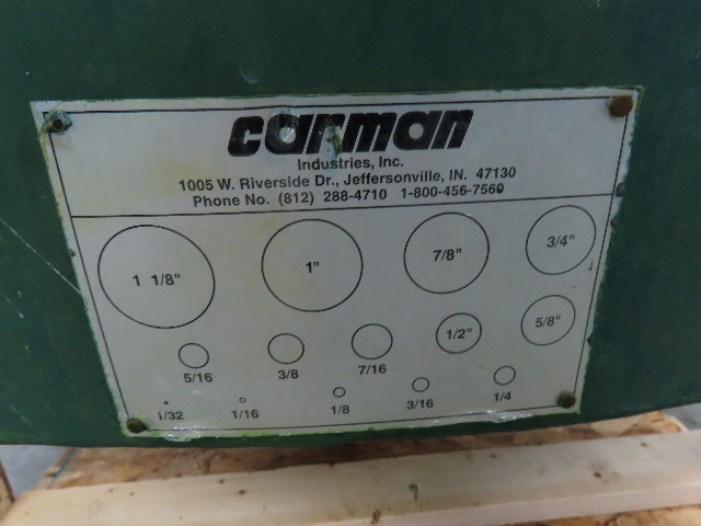 Carman 5GBD 60" Vibratory Hopper Bin Discharge 1.5 hp CD18-3815 230/460v 3ph