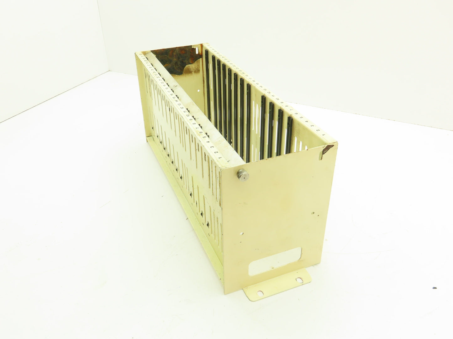 Link-Logic 12-Slot PLC Chassis Steel Circuit Board Card Rack
