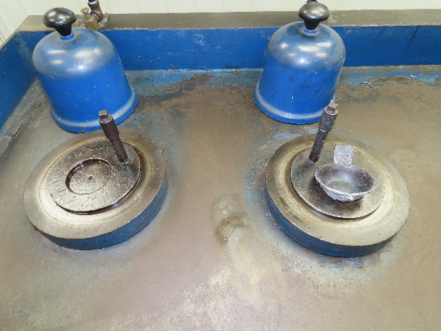 Double Gast Vacuum Pump Metal Sample Cart, Foundry Testing