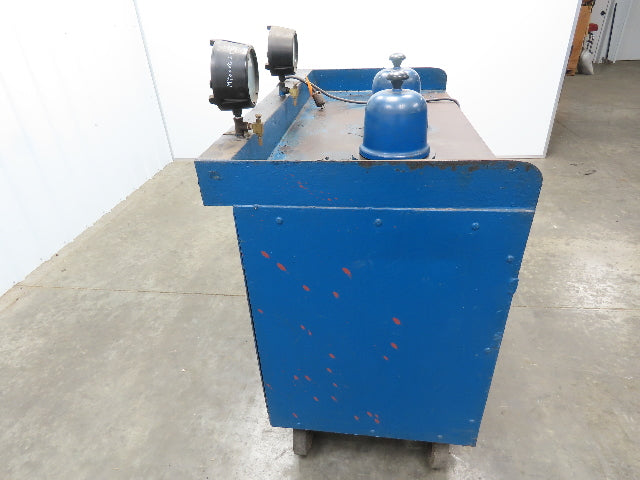 Double Gast Vacuum Pump Metal Sample Cart, Foundry Testing
