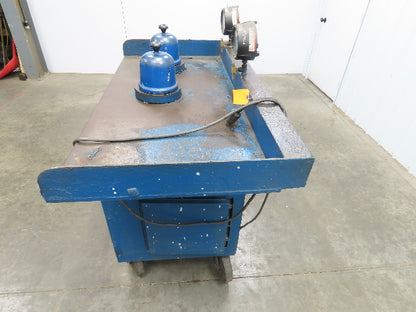 Double Gast Vacuum Pump Metal Sample Cart, Foundry Testing