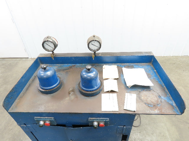 Double Gast Vacuum Pump Metal Sample Cart, Foundry Testing