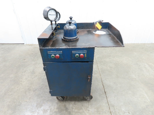 Double Gast Vacuum Pump Metal Sample Cart, Foundry Testing