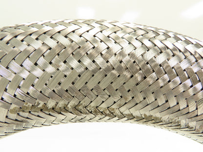 Weldbend 36" x 3" Flanged Stainless Steel Braided Flex Hose #300