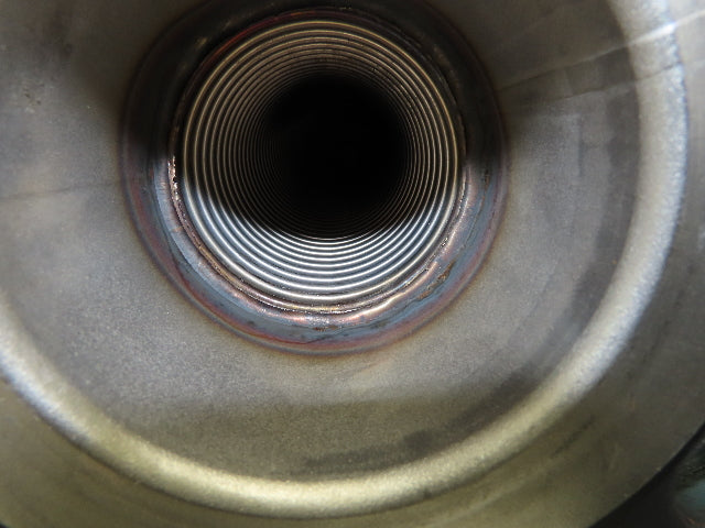 Weldbend 8' 8" x 3" Flanged Stainless Steel Braided Flex Hose  #300