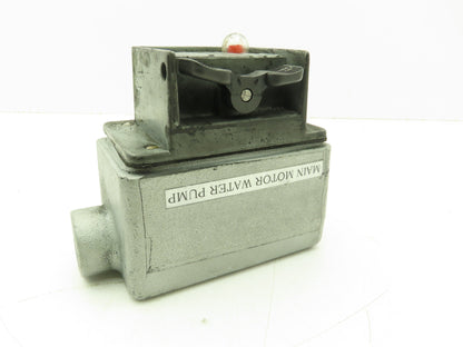 Square D 2510-KW2C Manual Motor Starter Switch Box 30A 3P 575V NEMA 4 Ser A