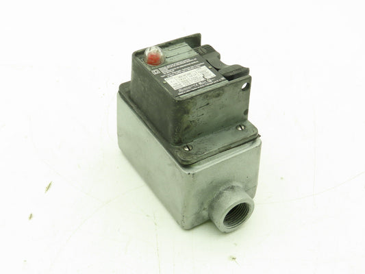 Square D 2510-KW2C Manual Motor Starter Switch Box 30A 3P 575V NEMA 4 Ser A