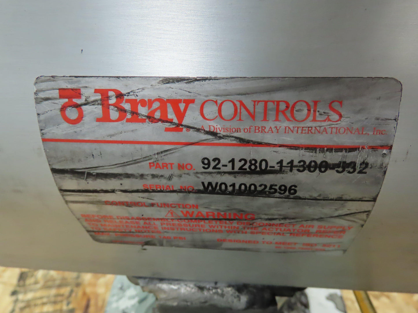 3" Flanged Pipe, Valve Control Station, Process Piping Bypass Valve