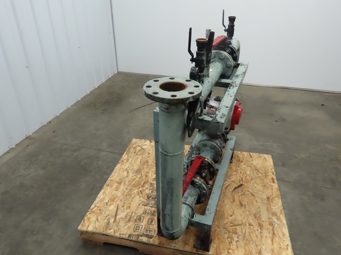 3" Flanged Pipe, Valve Control Station, Process Piping Bypass Valve