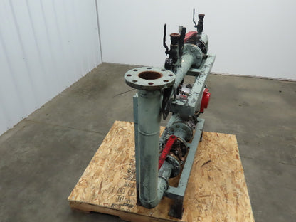 3" Flanged Pipe, Valve Control Station, Process Piping Bypass Valve