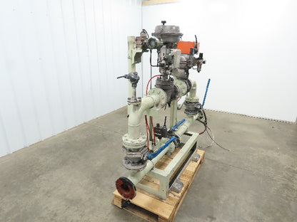 3" Flanged Pipe, Valve Control Station, Process Piping Bypass Valve