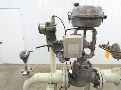 3" Flanged Pipe, Valve Control Station, Process Piping Bypass Valve