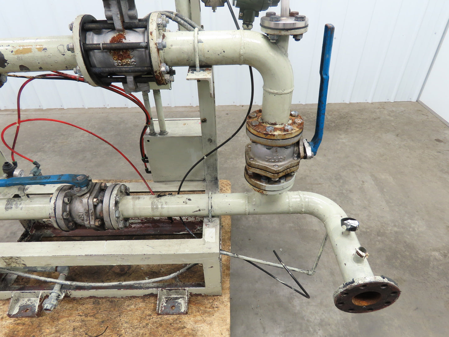 3" Flanged Pipe, Valve Control Station, Process Piping Bypass Valve