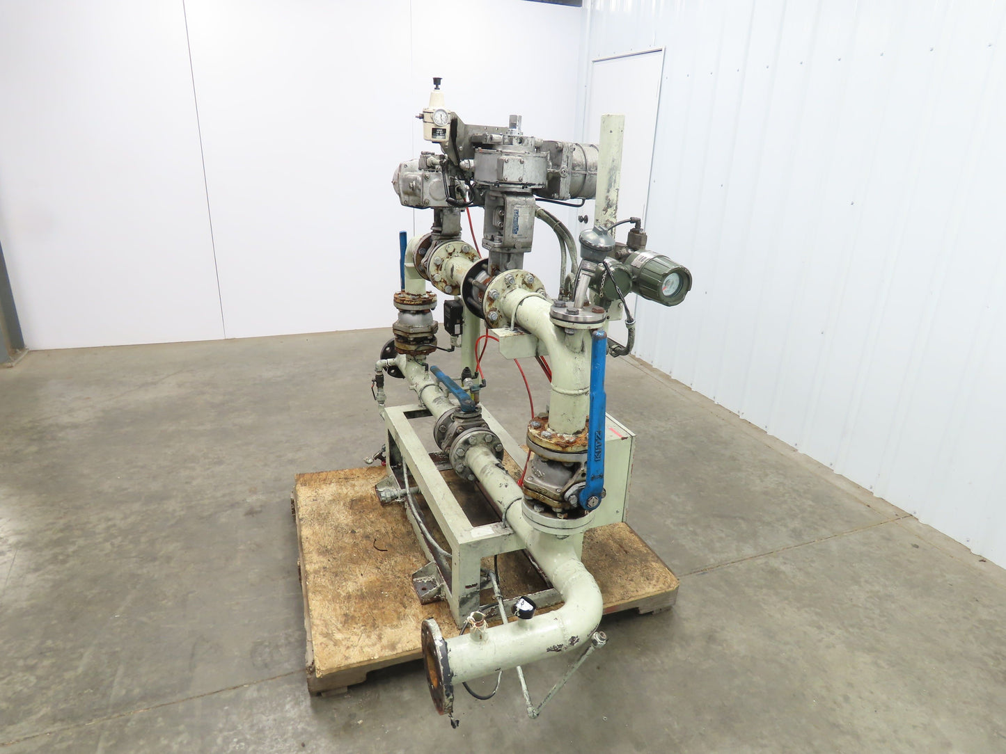 3" Flanged Pipe, Valve Control Station, Process Piping Bypass Valve