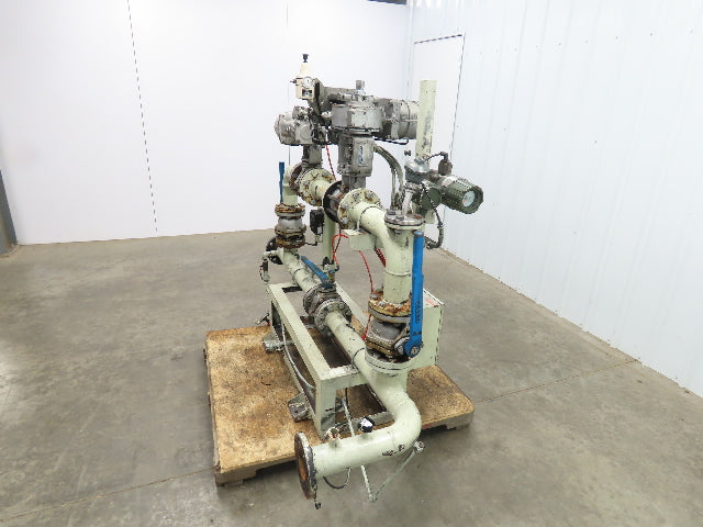 3" Flanged Pipe, Valve Control Station, Process Piping Bypass Valve