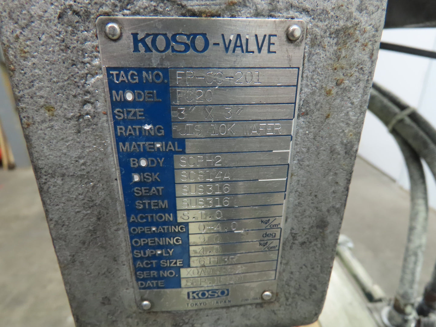 3" Flanged Pipe, Valve Control Station, Process Piping Bypass Valve