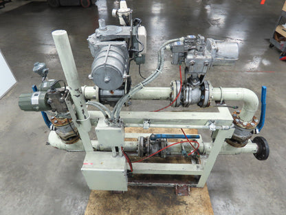 3" Flanged Pipe, Valve Control Station, Process Piping Bypass Valve