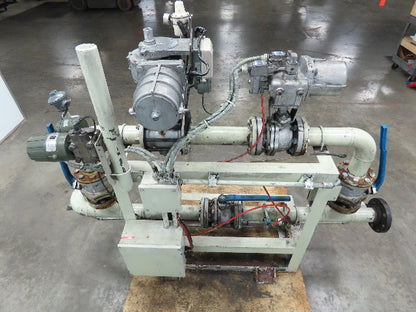 3" Flanged Pipe, Valve Control Station, Process Piping Bypass Valve