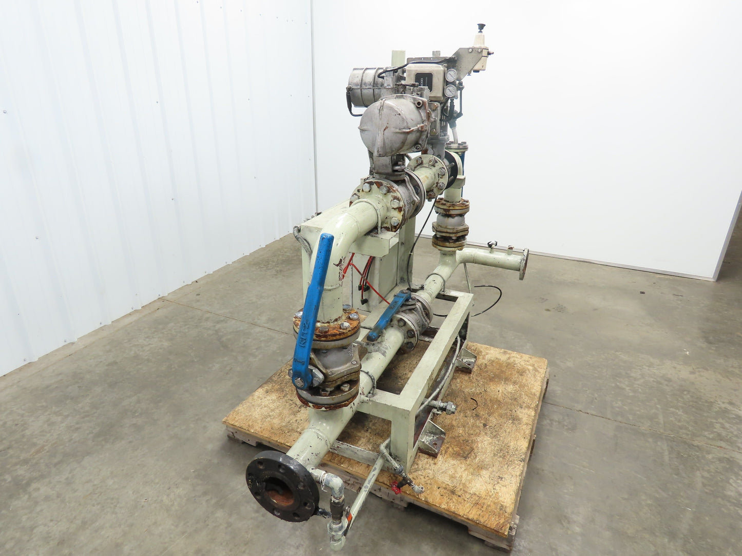 3" Flanged Pipe, Valve Control Station, Process Piping Bypass Valve