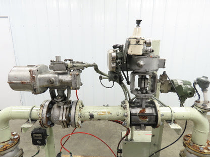 3" Flanged Pipe, Valve Control Station, Process Piping Bypass Valve