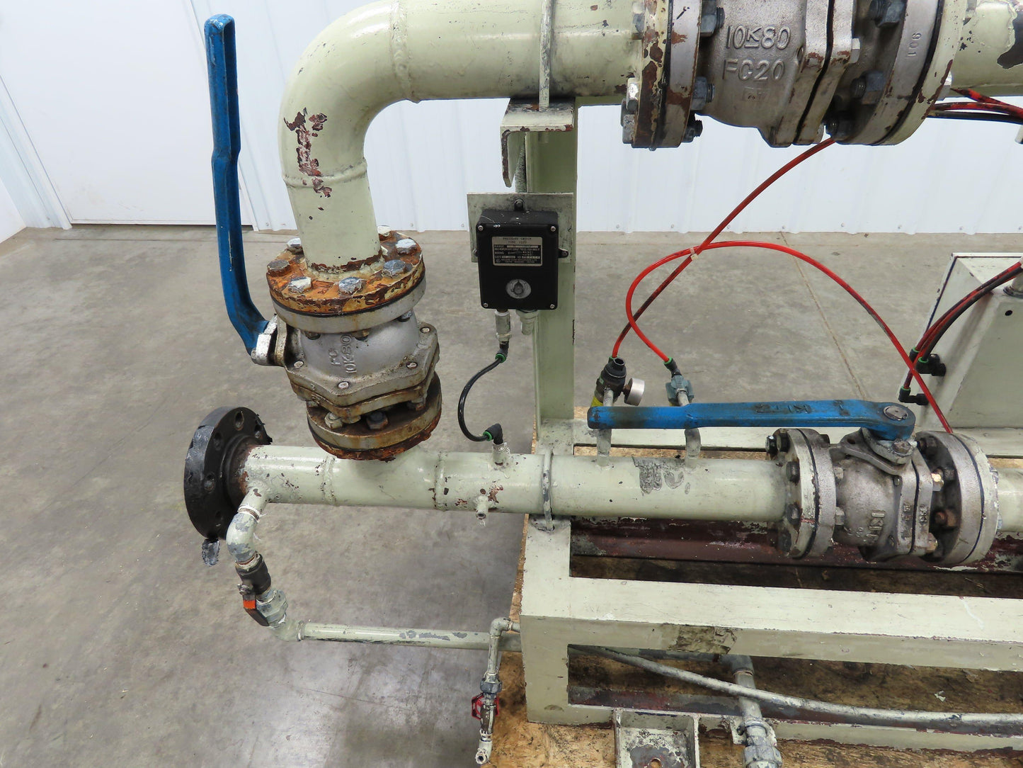 3" Flanged Pipe, Valve Control Station, Process Piping Bypass Valve