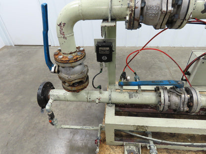 3" Flanged Pipe, Valve Control Station, Process Piping Bypass Valve