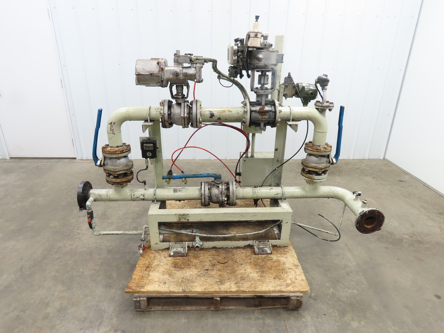 3" Flanged Pipe, Valve Control Station, Process Piping Bypass Valve