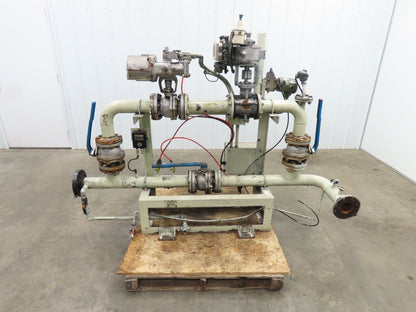 3" Flanged Pipe, Valve Control Station, Process Piping Bypass Valve