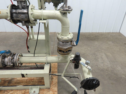 3" Flanged Pipe, Valve Control Station, Process Piping Bypass Valve