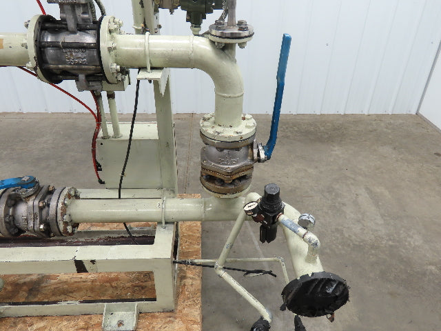 3" Flanged Pipe, Valve Control Station, Process Piping Bypass Valve